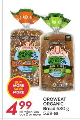 Sobeys Oroweat organic bread offer