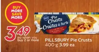 Sobeys Pillsbury pie crusts offer