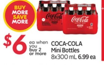 Sobeys Coca-cola mini bottles offer