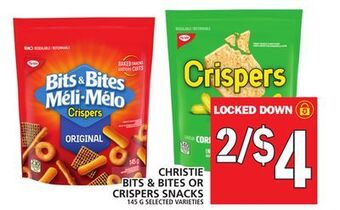 Food Basics Christie bits & bites or crispers snacks offer
