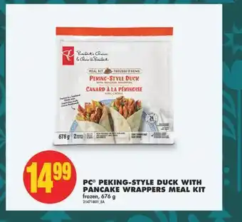 No Frills Pc® peking-style duck with pancake wrappers meal kit, 676 g offer