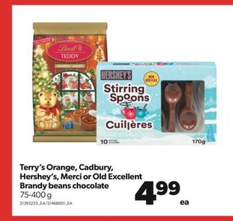 Real Canadian Superstore Terry's orange, cadbury, hershey's, merci or old excellent brandy beans chocolate, 75-400 g offer