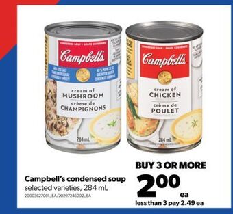 Real Canadian Superstore Campbell's condensed soup, 284 ml offer