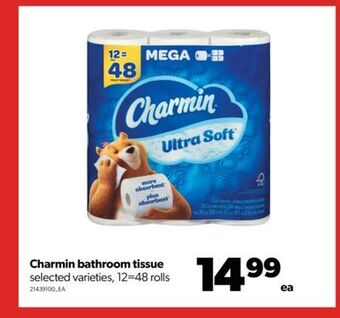 Real Canadian Superstore Charmin bathroom tissue, 12=48 rolls offer