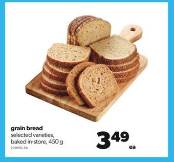 Real Canadian Superstore Grain bread, 450 g offer