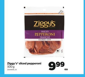 Real Canadian Superstore Ziggy's® sliced pepperoni, 500 g offer