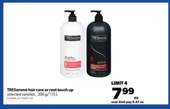 Real Canadian Superstore Tresemmé hair care or root touch up, 206 g/1.15 l offer
