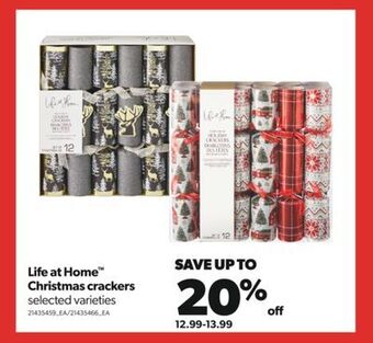 Real Canadian Superstore Life at home™ christmas crackers offer