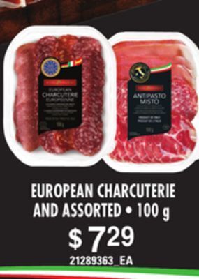 Loblaws European charcuterie and assorted, 100 g offer