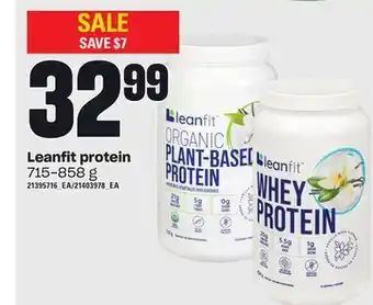 Loblaws Leanfit protein, 715-858 g offer