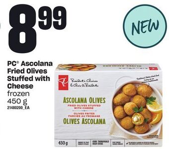 Loblaws Pc® ascolana fried olives stuffed with cheese, 450 g offer