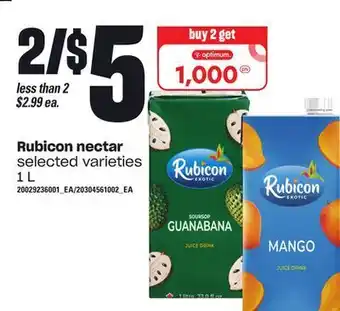 Loblaws Rubicon nectar, 1 l offer