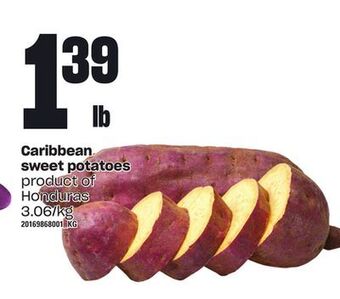 Loblaws Caribbean sweet potatoes offer