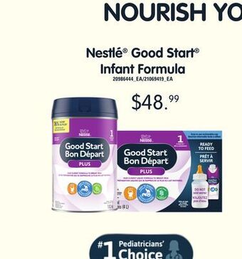 Loblaws Nestlé® good start® infant formula offer