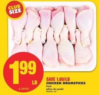 No Frills Chicken drumsticks offer