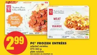 No Frills Pc® frozen entrées, 275-365 g offer
