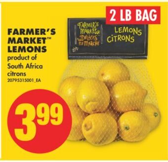 No Frills Farmer's market™ lemons, 2 lb bag offer