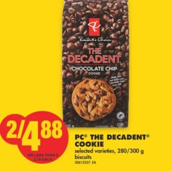 No Frills Pc® the decadent cookie, 280/300 g offer