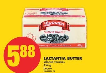 No Frills Lactantia butter, 454 g offer