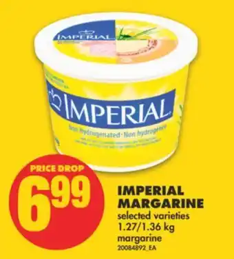 No Frills Imperial margarine, 1.27/1.36 kg offer