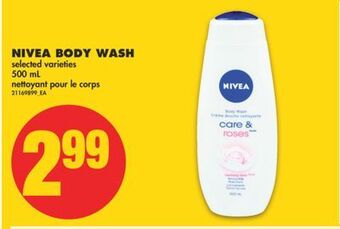 No Frills Nivea body wash, 500 ml offer