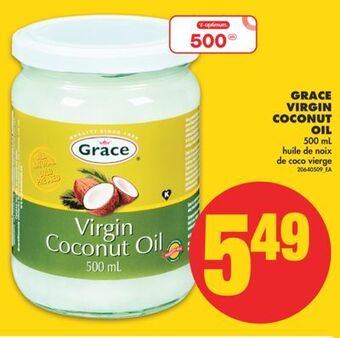 No Frills Grace virgin coconut oil offer