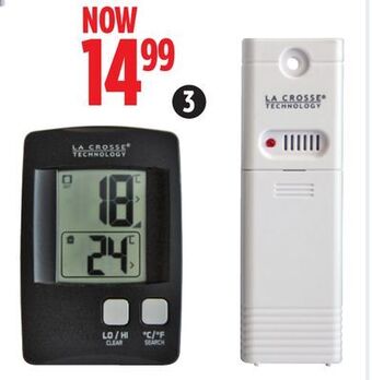 Canadian Tire La crosse wireless weather thermometer offer