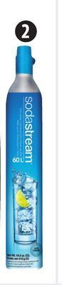 Canadian Tire Sodastream co2 carbonating cylinder, 60l, exchange program update** offer