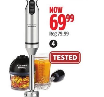 Canadian Tire Cuisinart smart stick hand blender offer