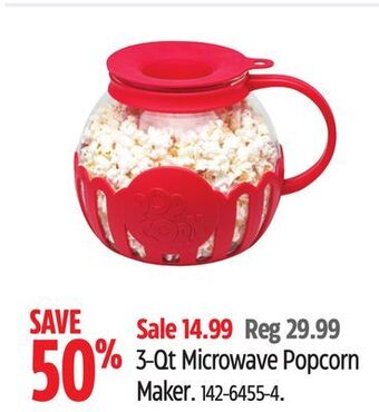 Canadian Tire 3-qt microwave popcorn maker offer