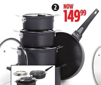 Canadian Tire Heritage the rock 14-pc non stick t-lock diamond cookset offer