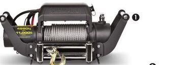 Canadian Tire Champion 11,000-lb truck winch with speed mount offer