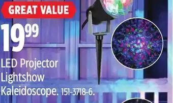 Canadian Tire Noma led projector lightshow kaleidoscope offer