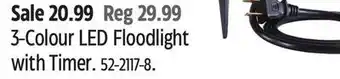 Canadian Tire Noma 3-colour led floodlight with timer offer