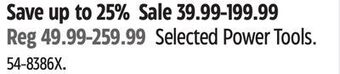 Canadian Tire Worx selected power tools offer