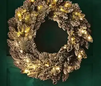 Walmart Mix & match light-up 24" wreath, 9' garland or 2' mini tree offer