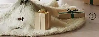 Walmart 48" cream sherpa tree skirt offer