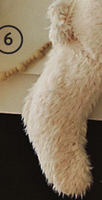 Walmart 21" cream sherpa stocking offer