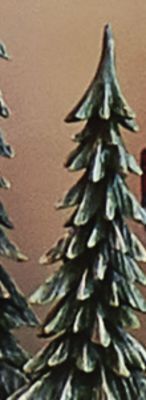 Walmart 14" or 17" green glittery resin christmas tree offer