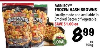 Farm Boy Farm boy™ frozen hash browns offer