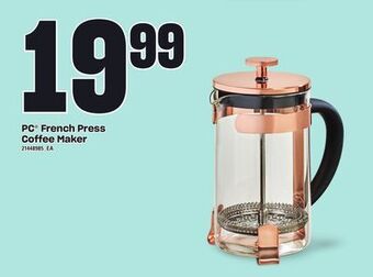 Loblaws Pc® french press coffee maker offer