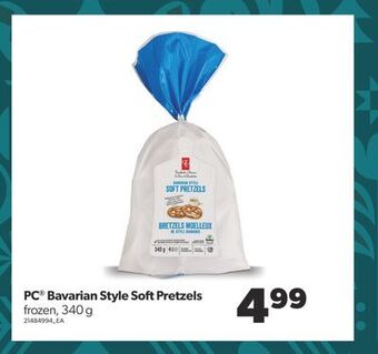 Real Canadian Superstore Pc® bavarian style softpretzels, 340 g offer