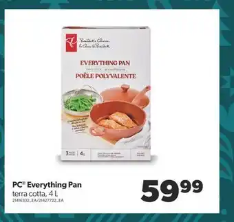 Real Canadian Superstore Pc® everything pan terra cotta, 4 l offer