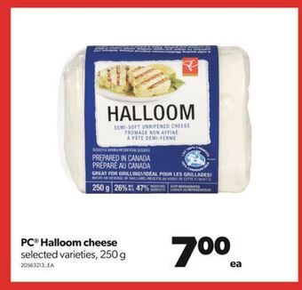 Real Canadian Superstore Pc® halloom cheese, 250 g offer