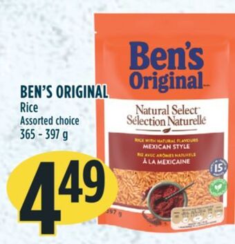 Marché Adonis Ben's original rice offer