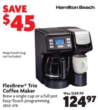 Home Hardware Flexbrew® trio coffee maker offer