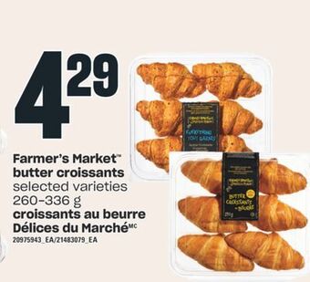 Valu-mart Croissants au beurre délices du marché, 260-336 g offer