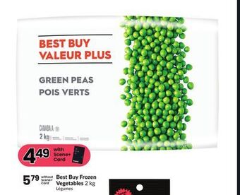 Chalo FreshCo Best buy frozen vegetables 2 kg offer
