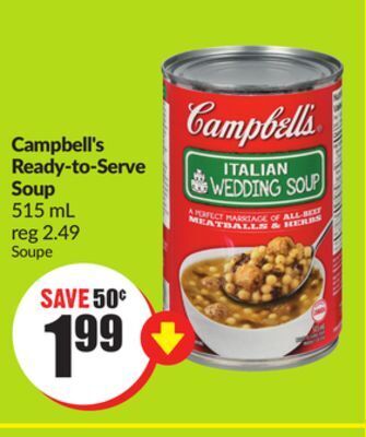 Chalo FreshCo Campbell's ready-to-serve soup 515 ml offer