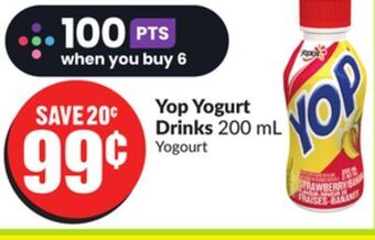 FreshCo Yop yogurt drinks 200 ml offer